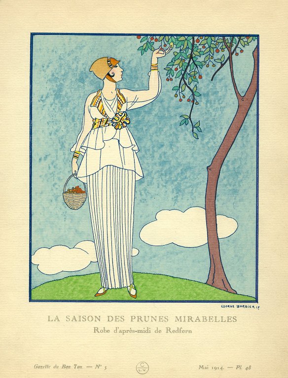 La Saison des Prunes Mirabelles | Robe d'apres-midi de Redfern