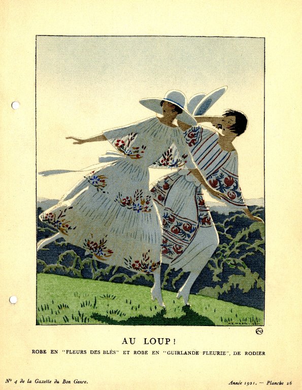 Au Loup! | Robe en "Fleurs des Bles" et Robe en "Giurlande Fleurie", de Rodier